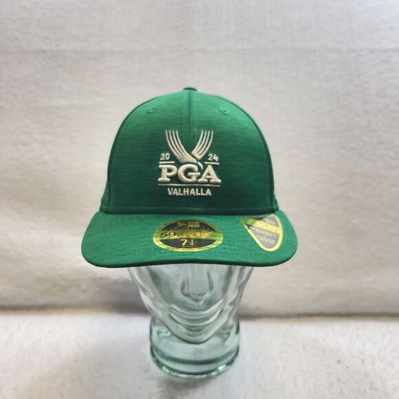 New Era Other - New Era 59Fifty 2024 PGA Valhalla Hat 7 1/4 Green & White Low Profile Fitted Cap